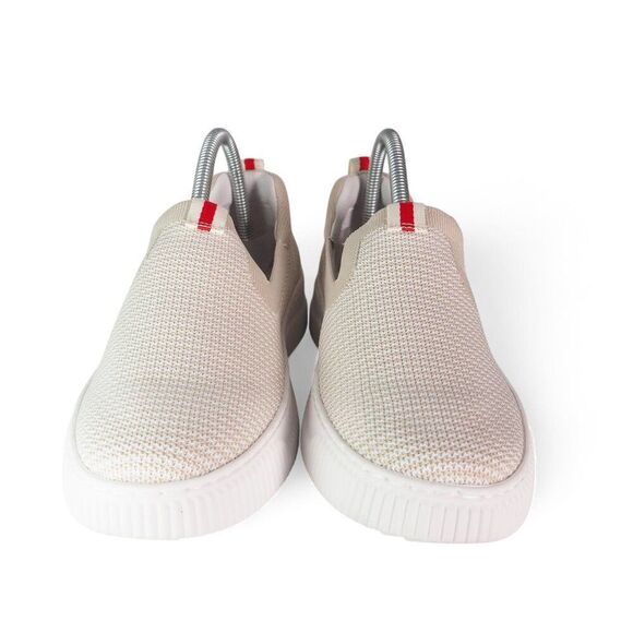 Women's Cream Slip-On Sneakers - Picture 3 of 11